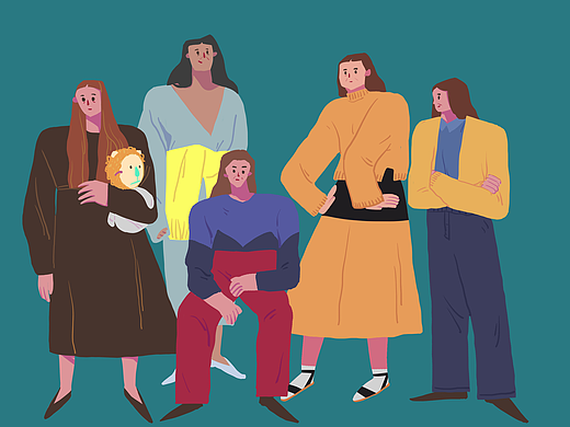 这段时间画的小人儿