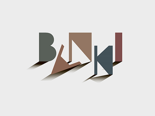 BANKI--字体设计