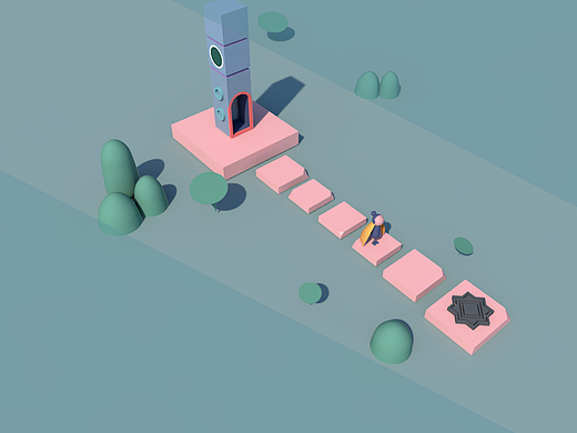 临摹纪念碑谷（个人主页-ZMjM1MzI0OTY=） - 其他平面 - 站酷设计师iTisDesign原创素材 - 站酷ZCOOL