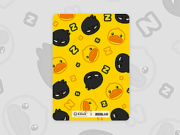 B.Duck小黄鸭 x ZCOOL站酷联名扑克设计