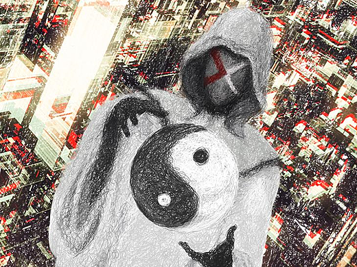 隐士，隐心于市。