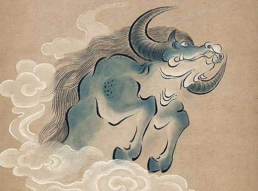 《字中有奇兽》————国风神兽插画