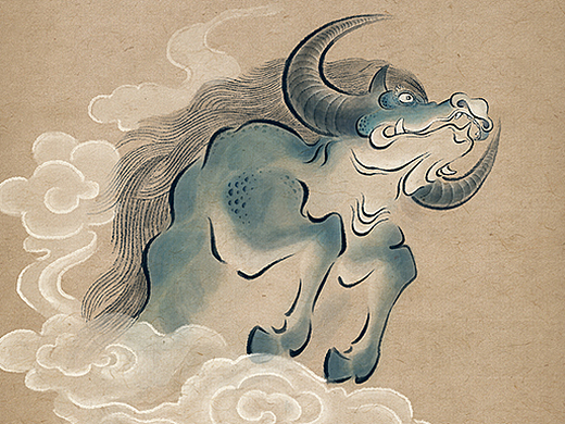 静里4年前山海经·獬豸·任法兽插画-新锐潮流插画4394254任蕙园6年前