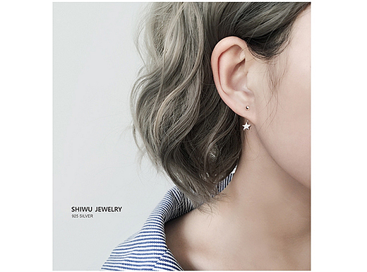 文艺小清新银饰饰品详情页