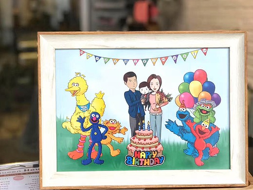 芝麻街生日趴