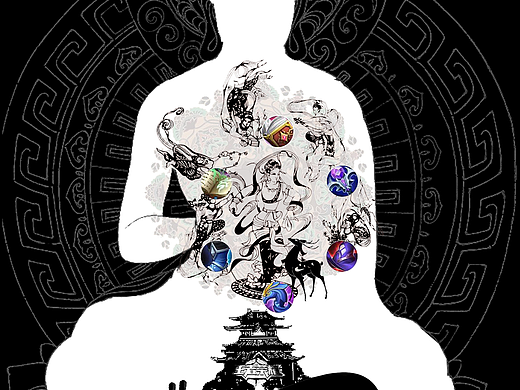 從前成仙因飛天表演，現(xiàn)今下凡為王者榮耀。（個人主頁-ZMjk4ODUxOTI=） - 海報 - 站酷設(shè)計師Z11592609原創(chuàng)素材 - 站酷ZCOOL