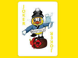 B.Duck x ZCOOL站酷联名扑克设计