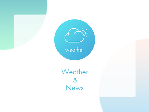 Weather＆News（个人主页-ZMjI2Mjg0ODg=） - APP界面 - 站酷设计师今日青年原创素材 - 站酷ZCOOL