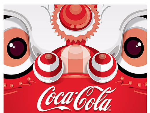 AI插画--舞狮闹闹