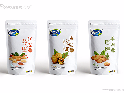 乐农农休闲食品系列包装设计
