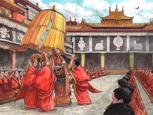 漫画《仓央嘉措》第二卷完成