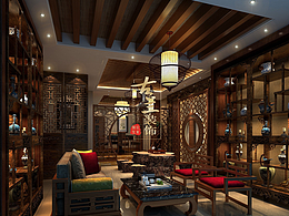 《紫荊茶樓》成都茶樓設(shè)計(jì)公司|成都茶館裝修公司