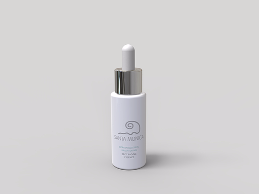 精油瓶子 建模 渲染