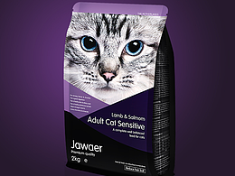 貓糧側(cè)面精修