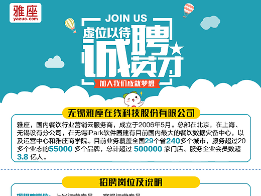 招聘展架和单页设计