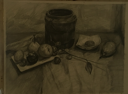 素描静物