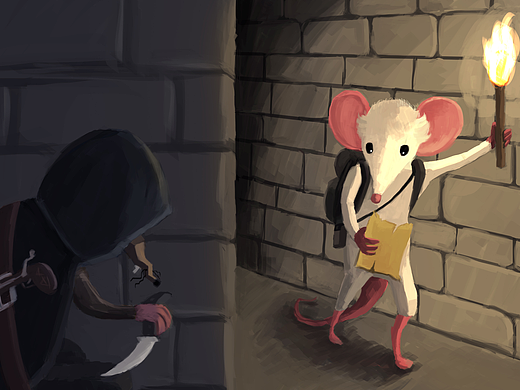 偷袭（个人主页-ZMjMyNzAyNDg=） - 创作习作 - 站酷设计师绿青蛙先生原创素材 - 站酷ZCOOL