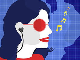 FAVRE風(fēng)格 - 小鳥耳機(jī)海報(bào)