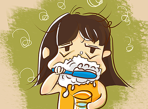 墨墨的打杂生活系列小漫画