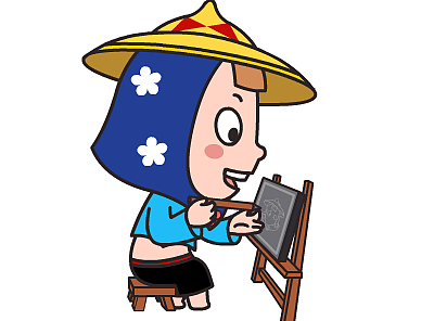 屌丝妹cos惠安女表情