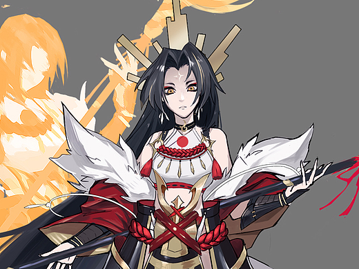 【日曜新生】—泷夜叉姬皮肤设计