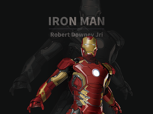 鼠绘作品-钢铁侠