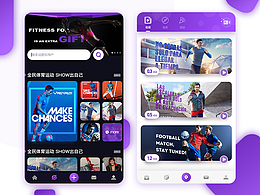 运动社交 短视频类 app（概念稿）