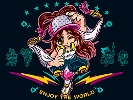 潮流插画案例