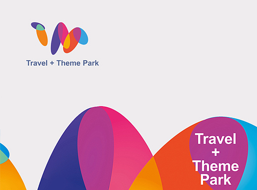 贺冰凇原创：  Travel + Theme Park  品牌形象设计