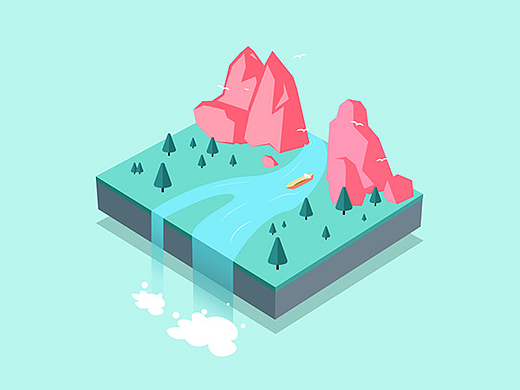 2.5D 山川河流