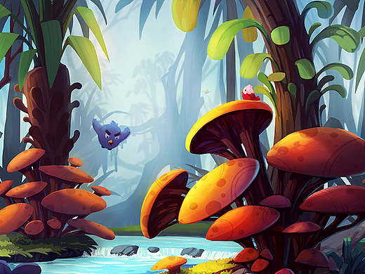 丛林练习（个人主页-ZMjIxNDg5MjQ=） - 创作习作 - 站酷设计师菠萝地喵原创素材 - 站酷ZCOOL