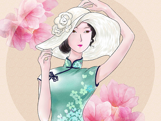 民国美女