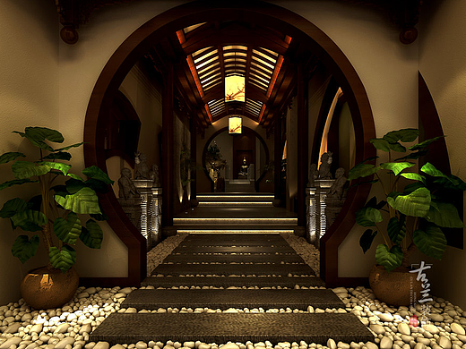 广元茶楼装修——中式风格茶楼设计