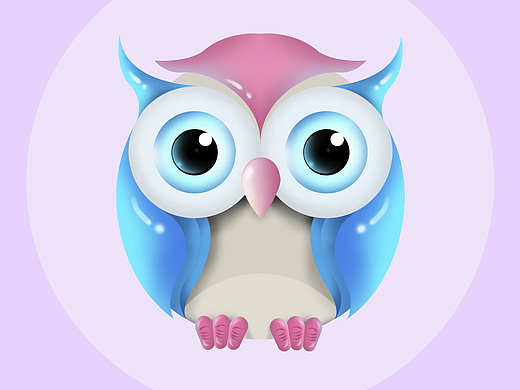 PS绘制猫头鹰（个人主页-ZMjMzMjUxMTY=） - 创作习作 - 站酷设计师我是郭大福原创素材 - 站酷ZCOOL