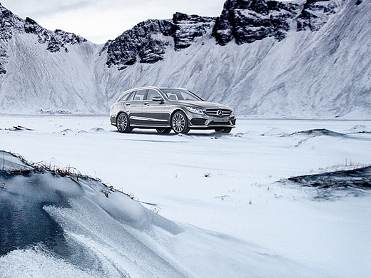 奔驰c级旅行金融政策海报