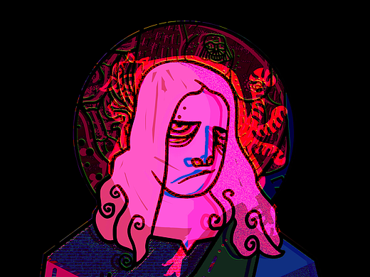 《摯愛耶穌與靈》（血腥愛情故事篇與紫惑篇 等）（個人主頁-ZMjg2MjE2Njg=） - 圖案 - 站酷設(shè)計師浣熊自語原創(chuàng)素材 - 站酷ZCOOL