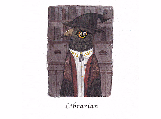 霍格沃茨的图书管理员