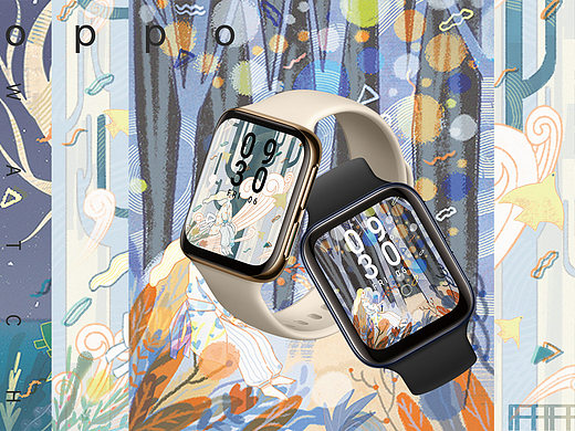 萬(wàn)物皆可盤 OPPO WATCH表盤設(shè)計(jì)（個(gè)人主頁(yè)-ZNDQ0ODY1NTI=） - 主題/皮膚 - 站酷設(shè)計(jì)師辛加風(fēng)風(fēng)風(fēng)原創(chuàng)素材 - 站酷ZCOOL