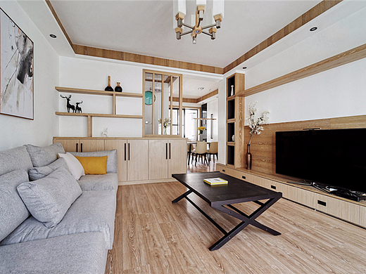  金手指装饰|沐浴在中铁阅山湖的北欧风装修案例！