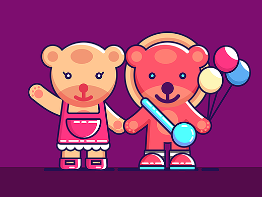 Hello！Baby Bear！萌萌兄妹熊（個(gè)人主頁-ZMjI3NTY5NDg=） - 主題/皮膚 - 站酷設(shè)計(jì)師siriano_dark原創(chuàng)素材 - 站酷ZCOOL