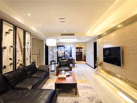 渝北鲁能星城装修案例实景-110户型现代风格设计