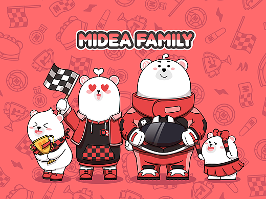 Midea Family —熊小美一家的美时美刻