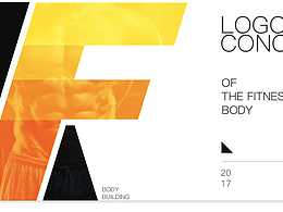 VI应用 FIT健身概念logo设计视觉稿