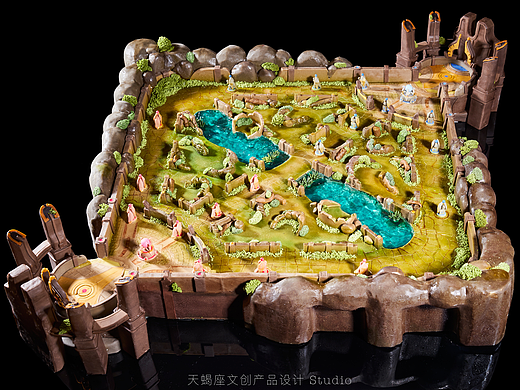送你巧克力做的王者峡谷蛋糕