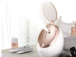 离子蒸脸器补水清洁美容原理