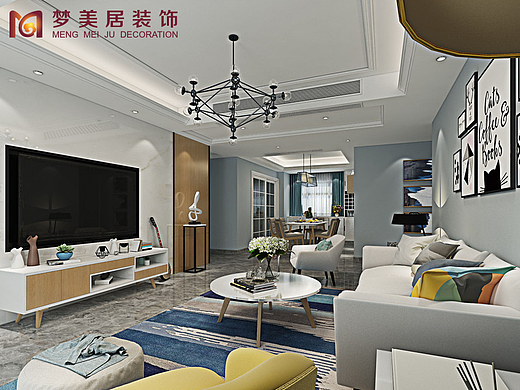 厦门梦美居装饰-中交和美-现代北欧（个人主页-ZMjMxNDYzNjA=） - 家装设计 - 站酷设计师厦门梦美居装饰原创素材 - 站酷ZCOOL