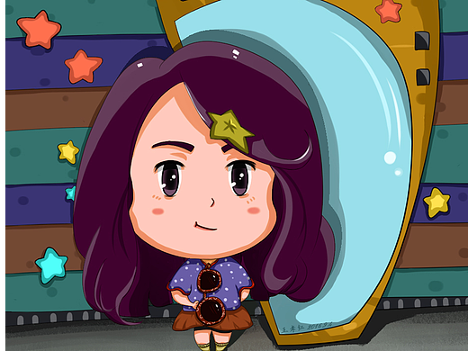 爱星星女子（个人主页-ZMjIyMzAzNDg=） - 创作习作 - 站酷设计师笑虹1234原创素材 - 站酷ZCOOL