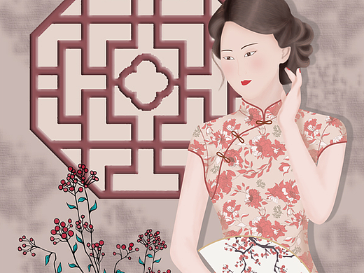 民国旗袍美女