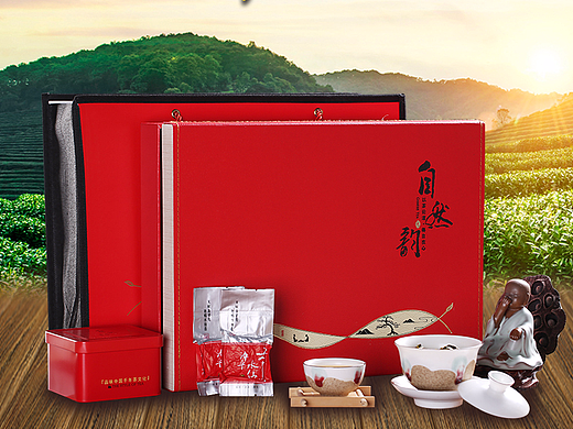 【东方写艺】淘宝首页详情页设计-御福缘茶叶