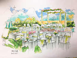 婚禮手繪馬克筆表現(xiàn)